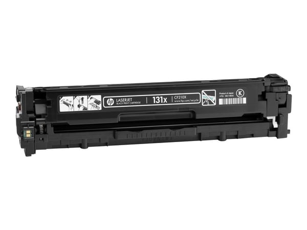 HP 131x - Høy ytelse - svart - original - LaserJet - tonerpatron (CF210X) - for LaserJet Pro 200 M251n, 200 M251nw, 200 M276nw, MFP M276n, MFP M276nw