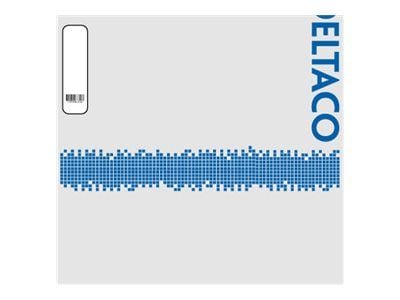 DELTACO - Koblingskabel - RJ-45 (hann) til RJ-45 (hann) - 20 m - SFTP - CAT 6 - halogenfri, formstøpt - grå