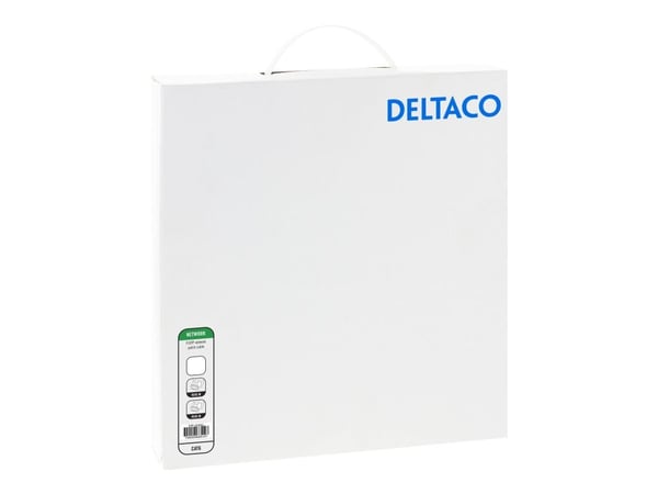 DELTACO - Koblingskabel - RJ-45 (hann) til RJ-45 (hann) - 50 m - FTP - CAT 6 - grå