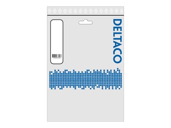 DELTACO - Koblingskabel - RJ-45 (hann) til RJ-45 (hann) - 5 m - FTP - CAT 6 - svart