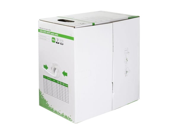 DELTACO - Bulkkabel - 305 m - UTP - CAT 6 - vit