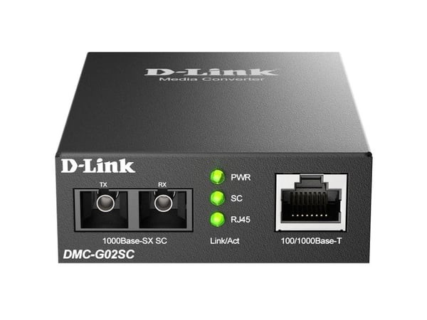 DMC-G02SC 100/1000Base-t to 1000Base-SX SC Multi-mode Media Converter 550m