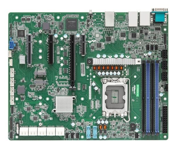 ASRock Rack EC266D4-4L - Hovedkort - ATX - LGA1700-sokkel - C266 Chipset - USB 3.2 Gen 1 - 4 x Gigabit LAN - innbygd grafikk