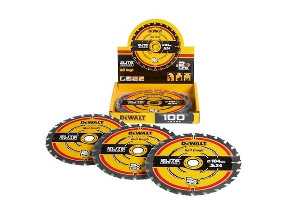 EXTREME pyörösaha puun leikkaamiseen 184x20x1,66 mm, 24 hammasta, DEWALT [DT10401-QZ]