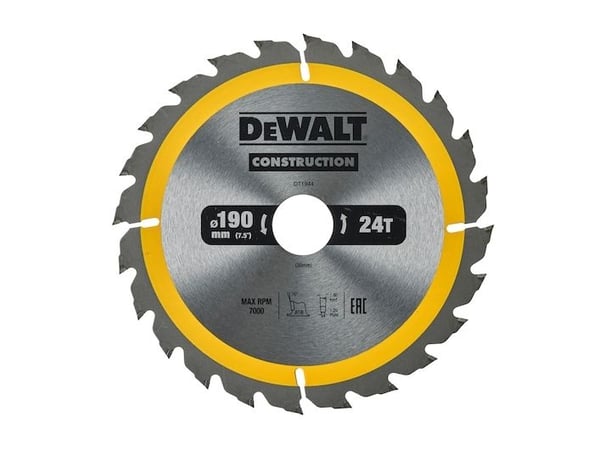 DeWALT DT1944-QZ, Diamantskiva med uppdelad kant, Torrkapning, Metall, Trä, 3 cm, 19 cm, 1 styck
