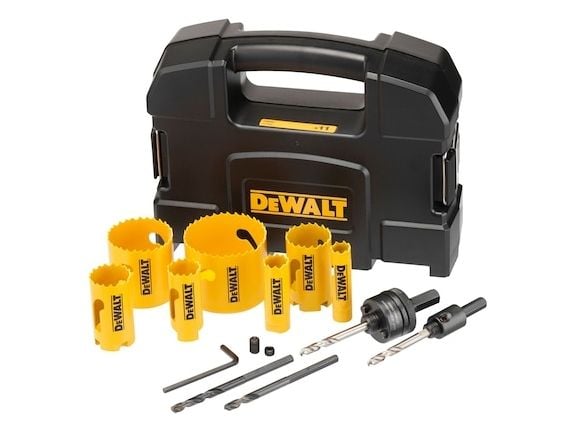 DeWALT DT90354-QZ, Poraussarja, pora, metalli, muovi, puu, metalli, 16,20,25,32,35,51,64 mm, 13 kpl