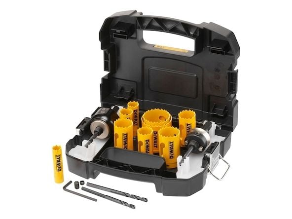 DEWALT 11-delar BIMETALBORRNINGSENHET FÖR ELEKTRISKA FÖRENINGAR