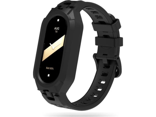 Tech-Protect turvaranneke Xiaomi Smart Band 8/8 NFC:lle, musta