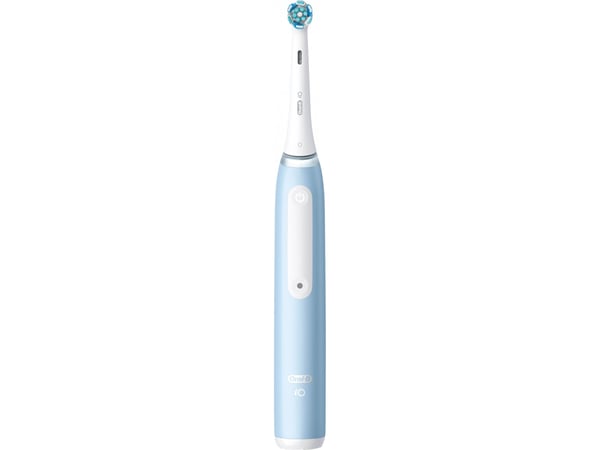 Oral-B iO 3, Voksen, Vibrerende tannbørste, Grundig rens, Soft (myk), Whitening, Lyseblå, Rund, Batteri