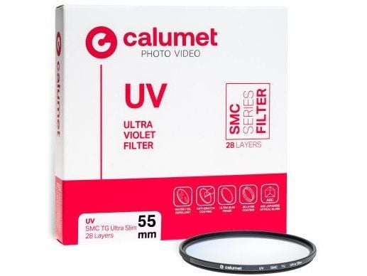 Calumet Filtr UV SMC TG 55 mm Ultra Slim 28 Lag