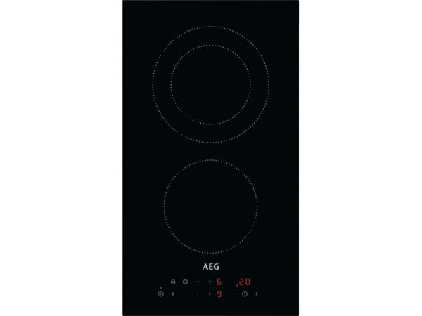AEG HRB32310CB, Sort, Innebygget, 29 cm, Keramisk, Keramisk, 2 zone(s)