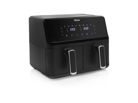 Tristar Double Basket Airfryer | FR-9026 | Effekt 2700 W | Kapasitet 8 L | Svart