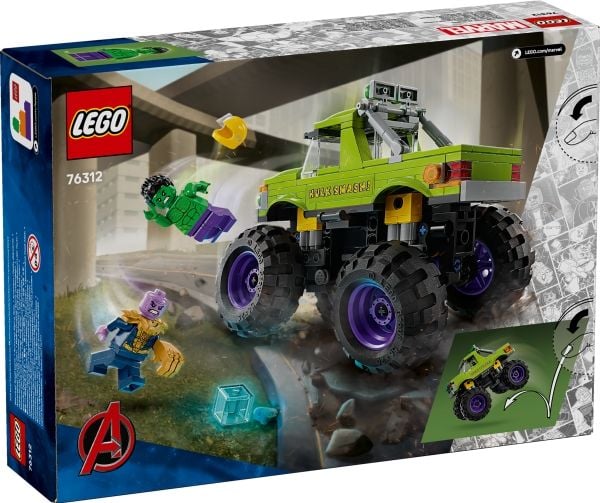 LEGO Super Heroes 76312 Hulk-monstertruck mot Thanos