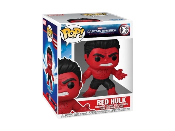 Funko! POP 6" CA BNW Röd Hulk