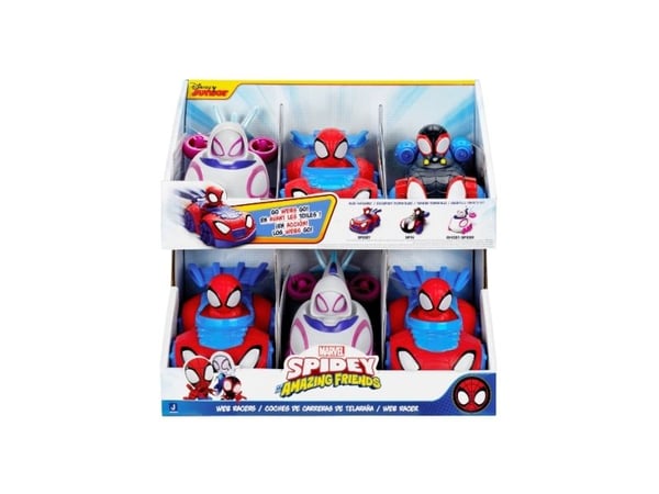 SPIDEY SPIDEY WEB RACERS ASS - assorterad