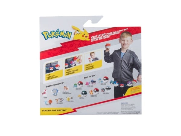 POKEMON CLIP N GO BELT SET QUAXLY
