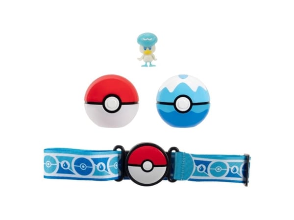 POKEMON CLIP N GO BELT SET QUAXLY
