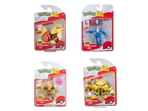POKEMON BATTLE FEATURE FIGURE ASS - assorted