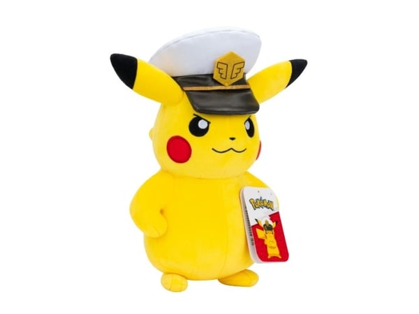 Pokemon plysj 20 cm Captain Pikachu (CDU)