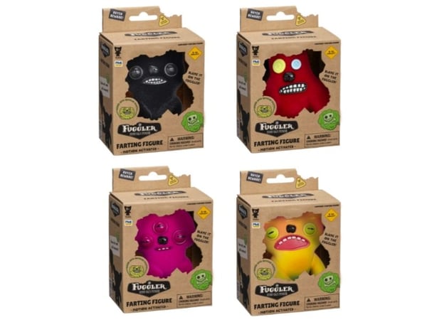 FUGGLER FARTING FIGURES ASS - assortert