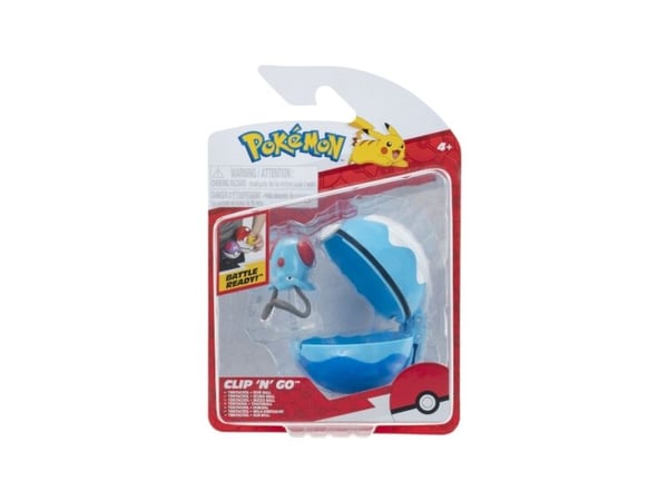 POKEMON Clip 'n Go Tentacool med Dive Ball