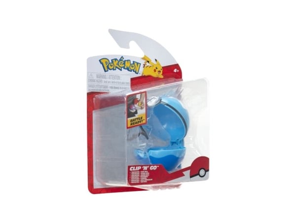 POKEMON CLIP N GO TENTACOOL WITH DIVE BALL