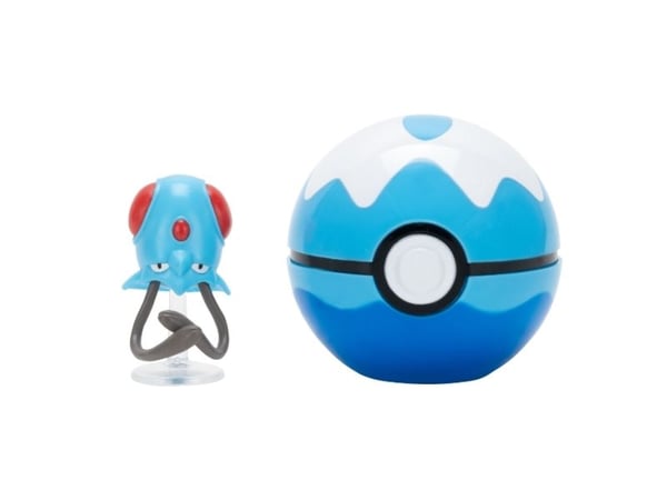 POKEMON CLIP N GO TENTACOOL WITH DIVE BALL