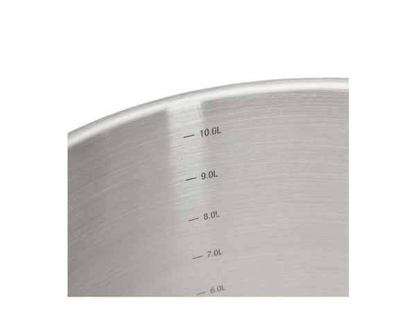 de Buyer 3507.24, 10 L, Rustfritt stål, Keramikk, Gass, Halogen, Induksjon, Rustfritt stål, Rustfritt stål