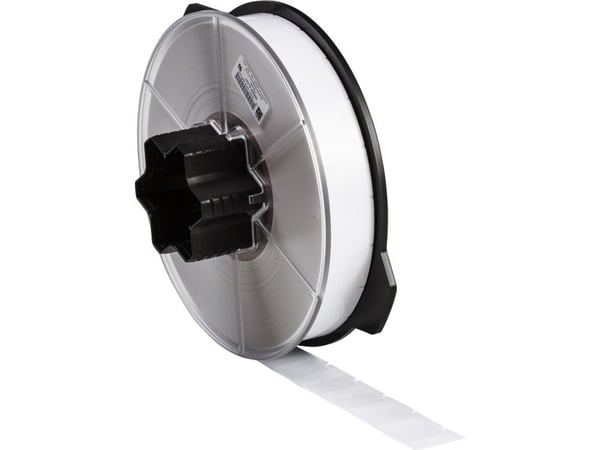 Brady 801613, Hvit, Vinyl, Trermisk overføring, Permanent, Matte, 5300 stykker Brady 801613, Hvit, Vinyl, Trermisk overføring, Permanent, Matte, 5300 stykker