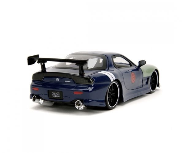 Jada Toys Naruto 1995 Mazda RX-7 1:24, Bil, Naruto, 8 år, Metall, Blå, Grønn