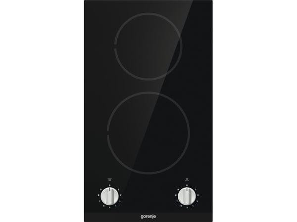 Gorenje EC321BCSC, Svart, Innebygget, 30 cm, Keramisk, Glass-keramikk, 2 zone(s)