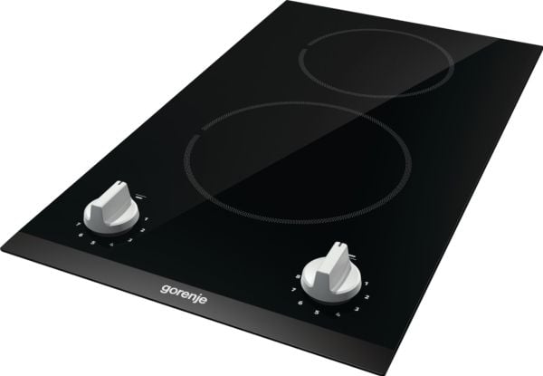 Gorenje EC321BCSC, Svart, Innebygget, 30 cm, Keramisk, Glass-keramikk, 2 zone(s)