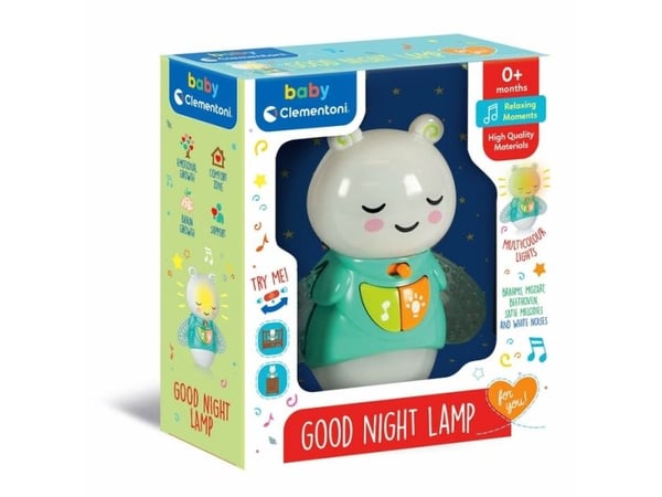 Baby Clementoni Good Night - Nattlys - flerfarget lys - ildfluer