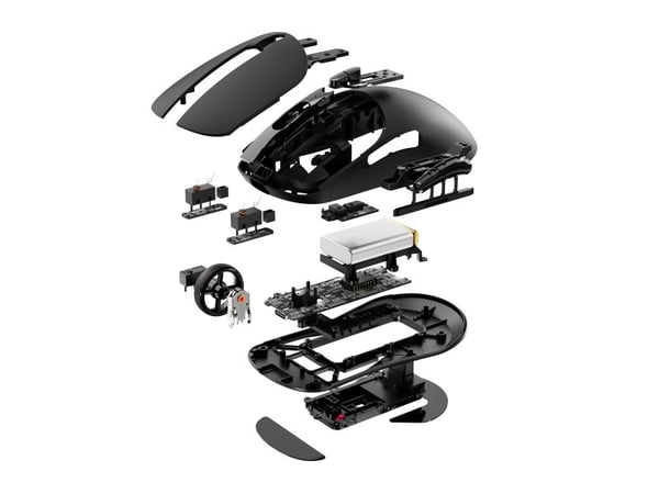 Rapoo V200PRO, Høyre hendt, 26000 DPI, Sort