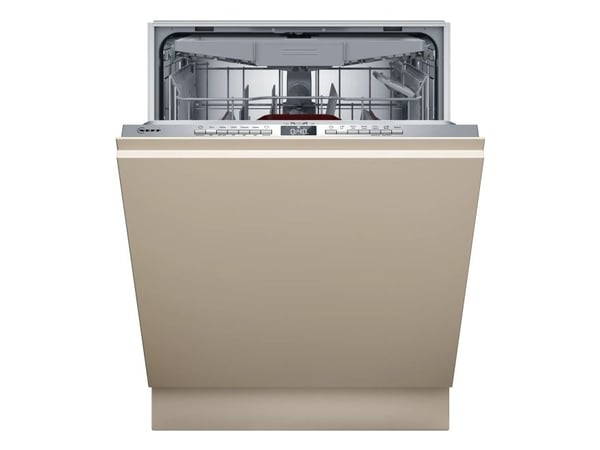 Neff N 50, Fullstendig innebygget, Full størrelse (60 cm), Sølv, Hvit, Knapper, Trådløs, LED