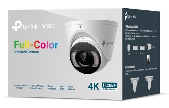 TP-Link INSIGHT S485, IP-sikkerhetskamera, utendørs, kablet, 107 m, 120 dB, tak