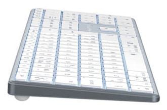 Targus HyperSpace - Tastatur - full size - bakbelysning - trådløs - Bluetooth 5.0 - QWERTY - Nordisk - romgrå