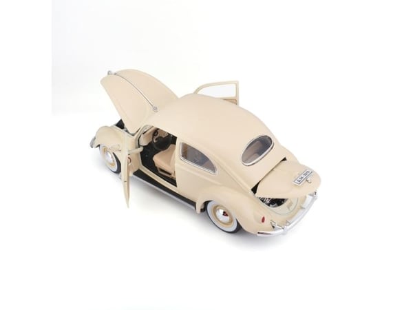 BBURAGO Volkswagen Käfer 1955, Perinteinen automalli, Esikoottu, 1:18, Volkswagen Käfer, Ei sukupuolirajoitusta, Metalli, Muovi