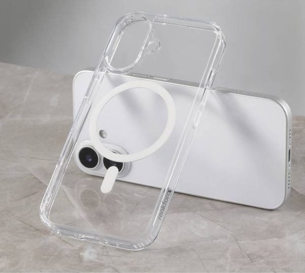Renkforce RF-6676266, Suojus, Apple, iPhone 16, 15,5 cm (6.1"), Läpinäkyvä
