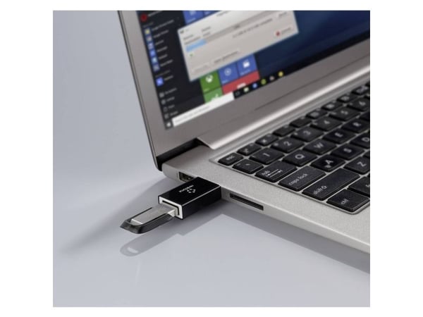 Renkforce RF-6615902, USB-A, USB-A, Sort