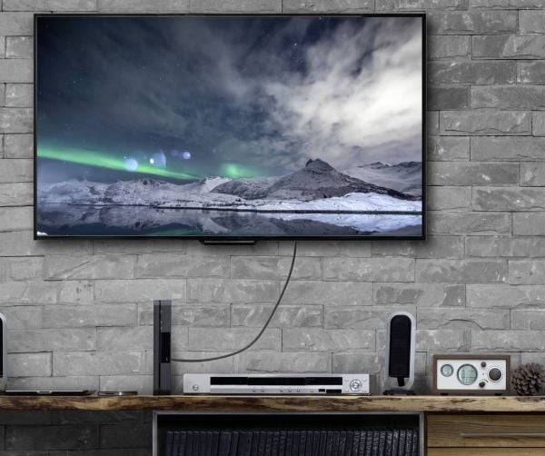 Renkforce RF-4995156, 2 m, DisplayPort, HDMI-A, Hankjønn, Hankjønn, Rett