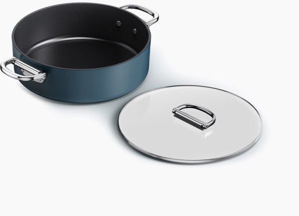 Joseph Joseph Space, Rund, Sautépanne, Blå, Keramisk, 232 °C, Aluminium