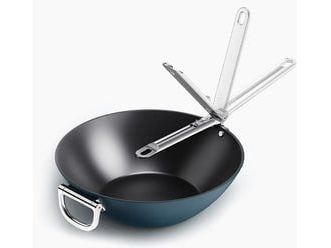Joseph Joseph Space, Pyöreä, Wok/Stirfry-pannu, Sininen, Keraaminen, 232 °C, Alumiini