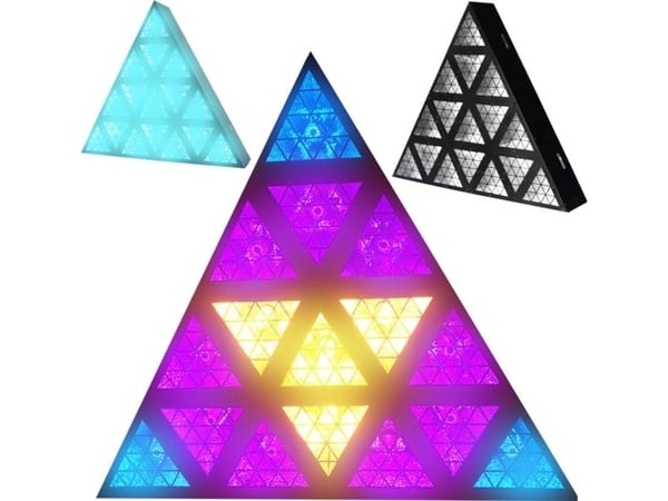 LIGHT4ME studiolykt LIGHT4ME TRIANGIS LED-effekt 64x2W RGBA klubb/diskotek DJ til fest
