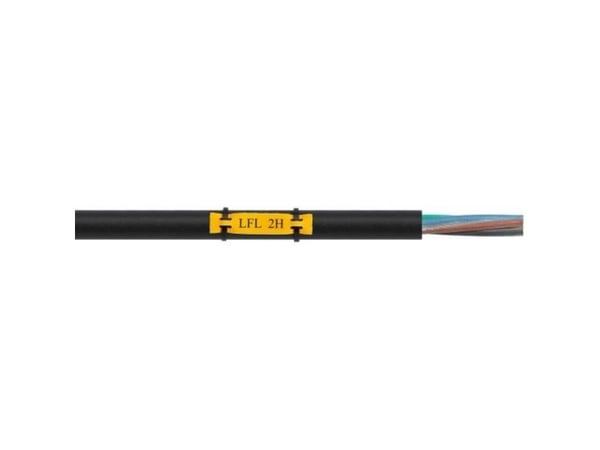 LAPP 83254760 LFL1H YE/WH Kaapelitarra Fleximark 26 x 9 mm Värimerkintäkenttä: keltainen Tarrojen määrä: 40 kpl