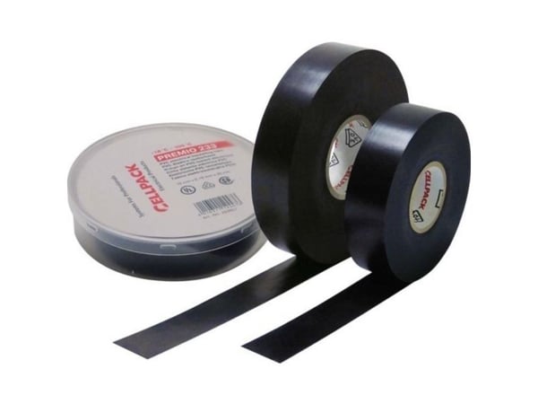 CellPack 233 0.18-19-20 sw 223607 isoleringstejp Premio 233 svart (L x B) 20 m x 19 mm 1 st
