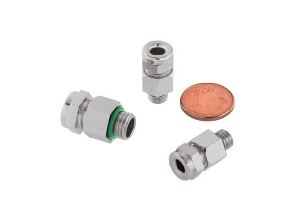LAPP SKINDICHT® MINI 8 x 1 FKM 52001887 Kaapeliläpivienti M8 messinki nikkeli 1 kpl