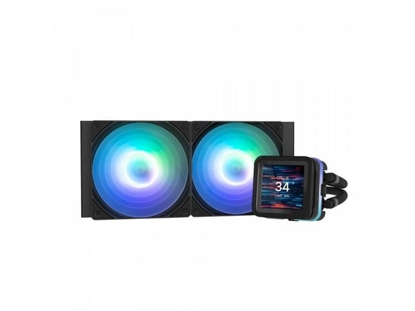 Zalman ALPHA2 DS A24 BLACK, Alt-i-ett væskekjøler, 12 cm, Sort