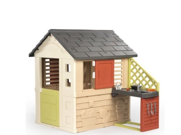 Smoby 810739, Frittstående lekehus, 2 år, 1 dører, Flerfarget