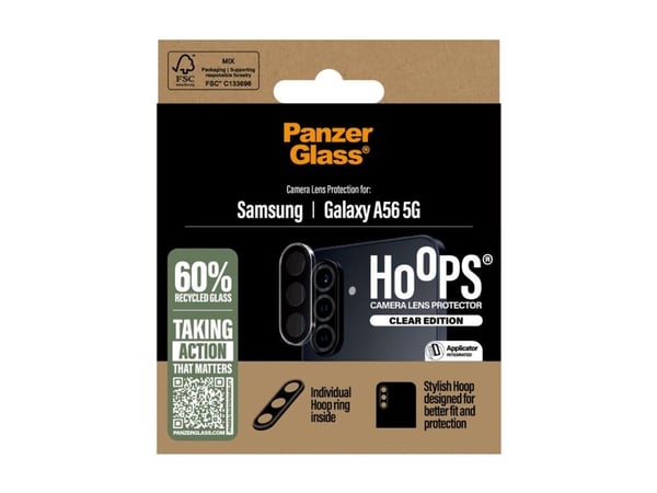 Panzer Glass Linssi Protector PanzerGlass Hoops Lens Protector Samsung Galaxy A56 5G läpinäkyvä